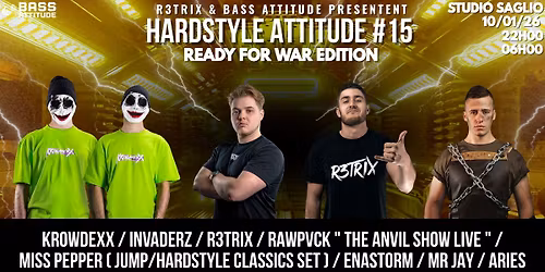 R3TRIX & BASS ATTITUDE Presentent : Hardstyle Attitude #15 : RFW EDITION