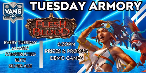 Van\u2019s Tuesday Night Armory