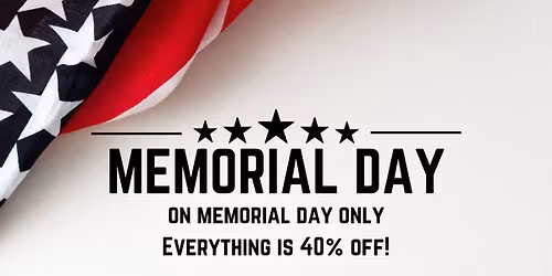 Memorial Day Sale