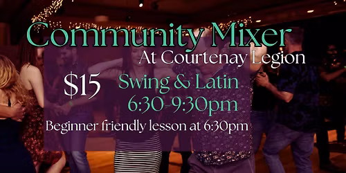 Community Mixer - Social dancing - Beginner friendly lesson - Latin & Swing