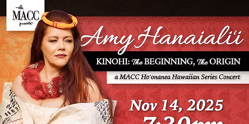 Amy H\u0101naiali\u02bbi\u2014Kinohi: The Beginning, The Origin w\/ H\u0101lau N\u0101 K\u012bpu\u02bbupu\u02bbu\/Kumu Hula Micah Kamohoali\u02bbi