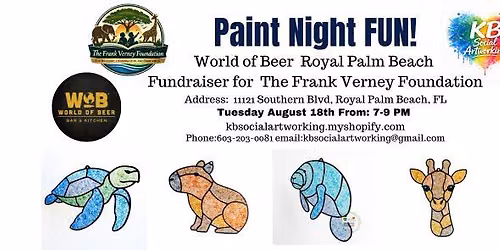 Fundraiser for  The Frank Verney Foundation World of Beer Royal Palm Beach 