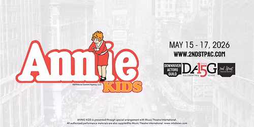 Annie KIDS - Downriver Actors Guild