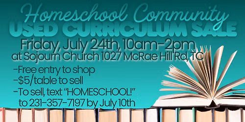 Homeschool Community Used Curriculum Sale