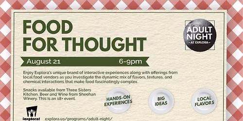 Adult Night - Food for Thought