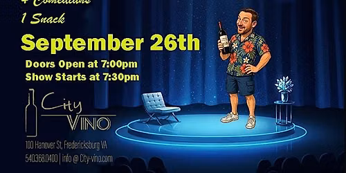 Comedy and Wine at City Vino