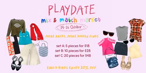 Playdate Thrift Pop-up Sale