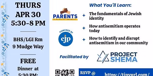 Understanding Jewish Identity and Antisemitism: a community training