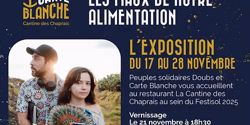 Vernissage + projection du film " Les maux de notre alimentation "