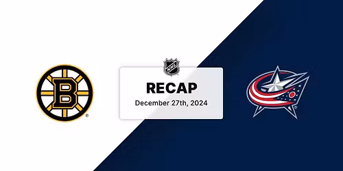Parking Columbus Blue Jackets at Boston Bruins