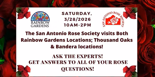 The SA Rose Society Visits BOTH Rainbow Gardens Locations!