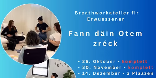 KOMPLETT: Breathwork Atelier 'FANN D\u00c4IN OTEM ZR\u00c9CK'