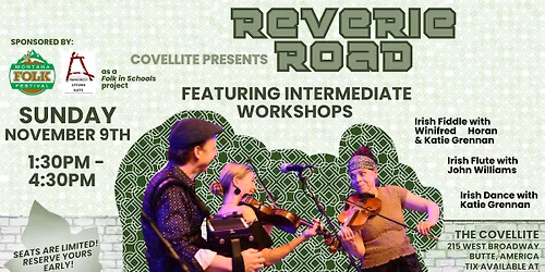 Reverie Road: Intermediate Workshop (Fiddle, Flute & Irish Dance)