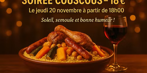 soir\u00e9e couscous