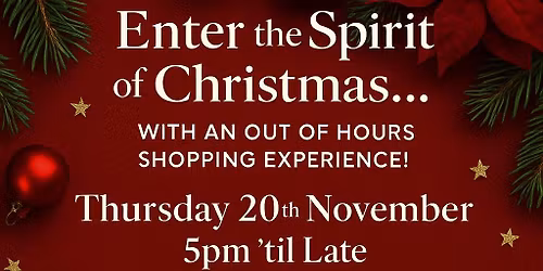 Christmas Shopping Event 