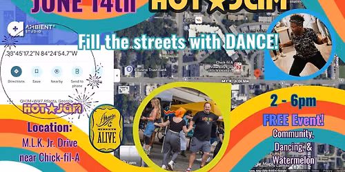 Hot Jam at Streets Alive June 14th