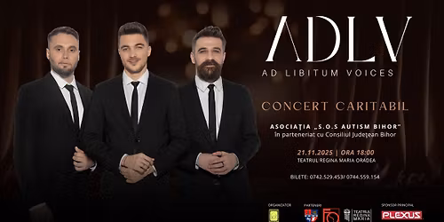 Ad Libitum Voices \u2013 Concert Caritabil la Oradea