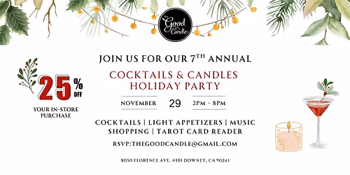 Cocktails & Candles Holiday Party