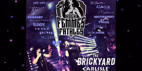 ROCK FEMMES FATALES - Celebrating the Brilliance of Female Rock Artists Through the Ages!