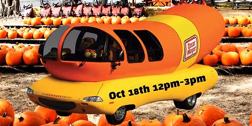 The WEINERMOBILE at Bracken Pumpkin Patch