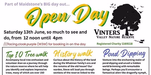 Open Day \u2013 Saturday 13th June 2026 (part of Maidstone's Big Day Out)