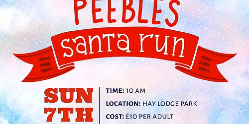 Peebles Santa run