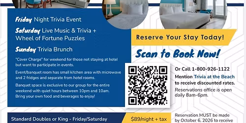 Trivia At The Beach 2026!