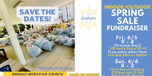 TKP Spring Yard Sale Fundraiser!