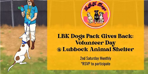 LBK Dogs Pack Gives Back: Volunteer Day at Lubbock Animal Shelter