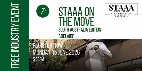 Short Term Rental Accommodation (STRA) Industry Event