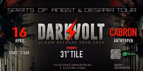 Spirits Of Angst & Despair tour at Cabron