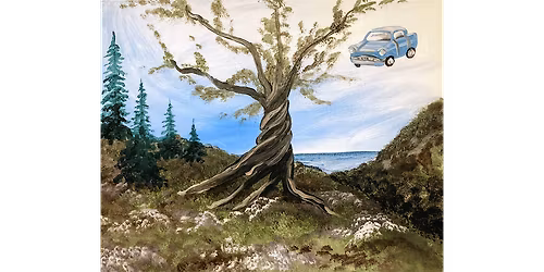 The Enchanted Car - Paint and Sip in Phoenix | Classpop!\u2122