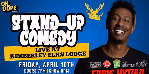 OK,DOPE Presents Faris Hytiaa Live at Kimberley Elks Club!