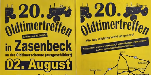 20. Oldtimertreffen in Zasenbeck 