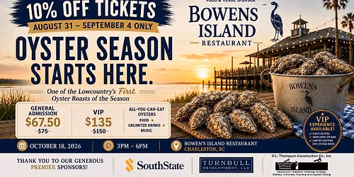 The Alston Wilkes Society 10th Annual Oyster Roast