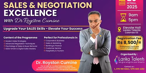 MASTERING SALES & NEGOTIATION EXCELLENCE