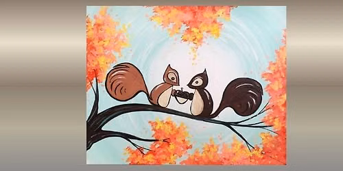 \ud83c\udfa8\u2764\ufe0f Paint and Sip: Love Nut \ud83d\udc3f\ufe0f\ud83c\udf42