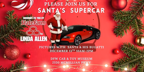 SANTA\u2019S SUPERCAR | pics with Santa & his Bugatti 10-2