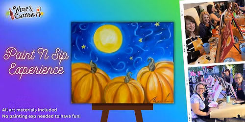 Midnight Pumpkins- Peppino's Kentwood-Paint and Sip