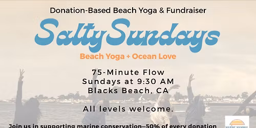 Salty Sunday - Donation Based Beach Yoga