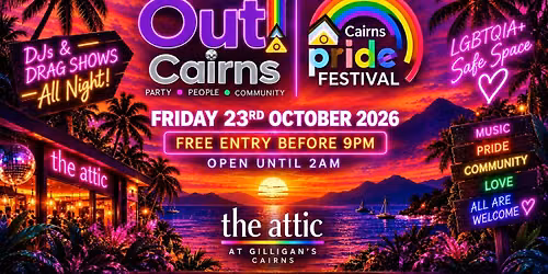 Heatwave Festival & Out Party Cairns offical Cairns Pride Dance Party