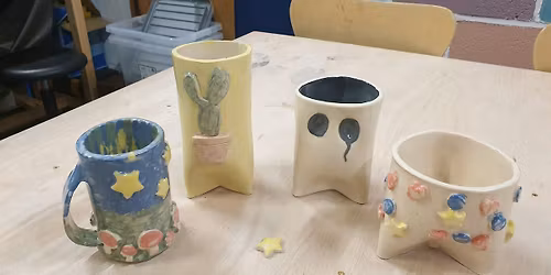 Slab built mugs - Ceramic Workshop