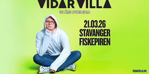 VIDAR VILLA \/\/ STAVANGER \/\/ 10 \u00c5RS JUBILEUMSTURN\u00c9 \/\/ Fiskepiren