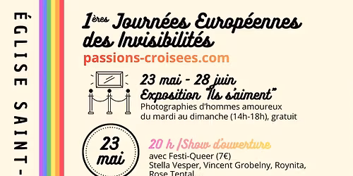 1\u00e8res Journ\u00e9es Europ\u00e9ennes des Invisibilit\u00e9s