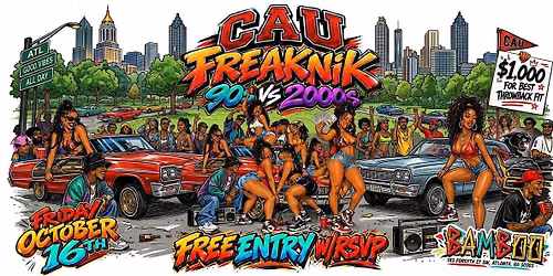 CAU FREAKNIK 1988 - HOMECOMING THROWBACK PARTY