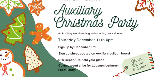 Auxiliary Christmas Party