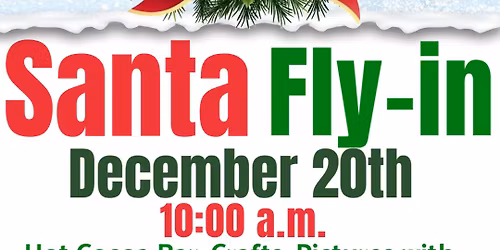 Santa Fly-in at the Wilburton Municipal Airport