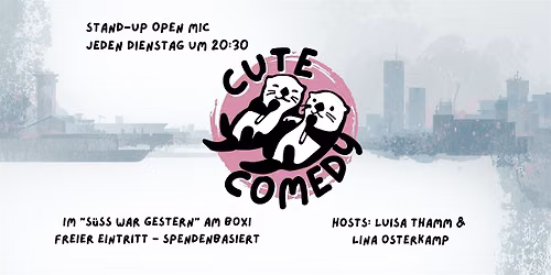 Stand-up Comedy Open Mic \u2764 Cute Comedy um 20:30 Uhr in Friedrichshain