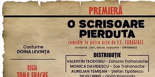 O scrisoare pierduta - Ploiesti