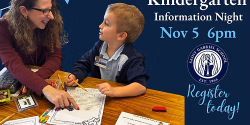 Kindergarten Information Night